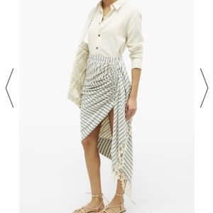 Cabana Tulum Fringe Summer Vacation Skirt XS - Just Bee Queen